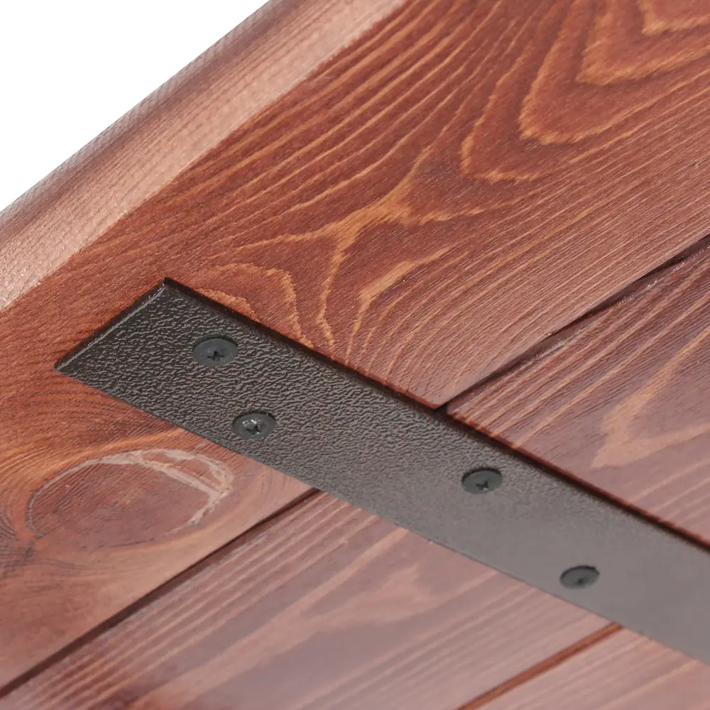 Стол садовый Naterial Тироль складной 150x60x78 см металл/дерево темно-коричневый STLM-2031511 - Вид №10