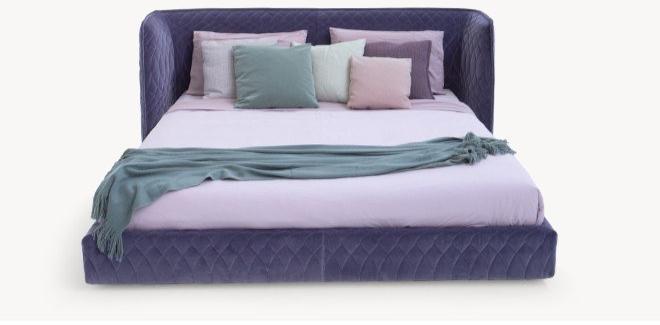 Moroso Двуспальная кровать со съемным чехлом из ткани Redondo sun-id-1489226 - Вид №2