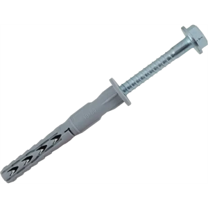 Дюбель-шуруп Fischer SXR FUS фасадный нейлон/оцинкованная сталь 10x80 мм 12471459 STLM-2166029