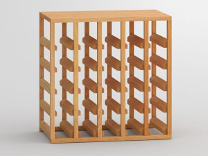 Винный шкаф из массива дерева