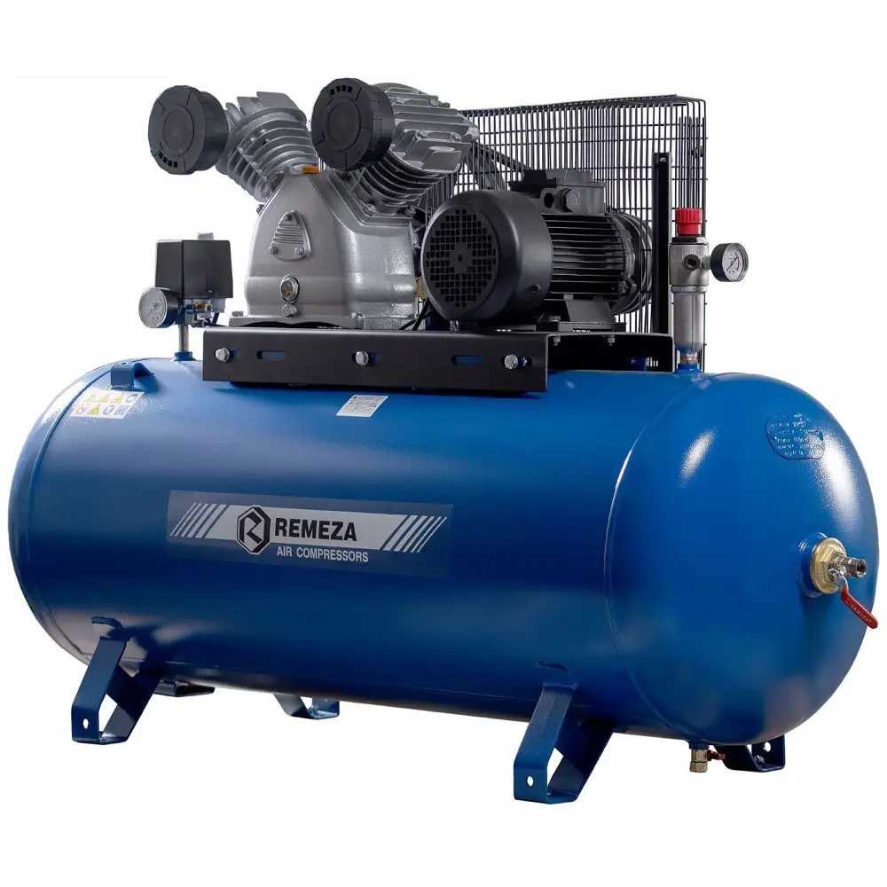 Компрессор поршневой масляный Remeza СБ 4/С-200 LB 400, 200 л 500 л/мин STLM-2089182 - Вид №1