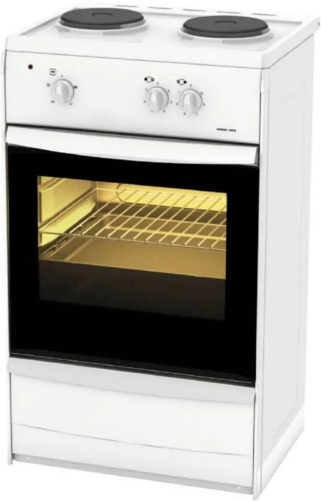 91690296 Электрическая плита с духовкой Darina S EM 521 404 W 50x85x41 см цвет белый STLM-0863454
