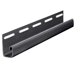 J-профиль для сайдинга Fineber 3000 мм цвет графит 85573638 STLM-2091204