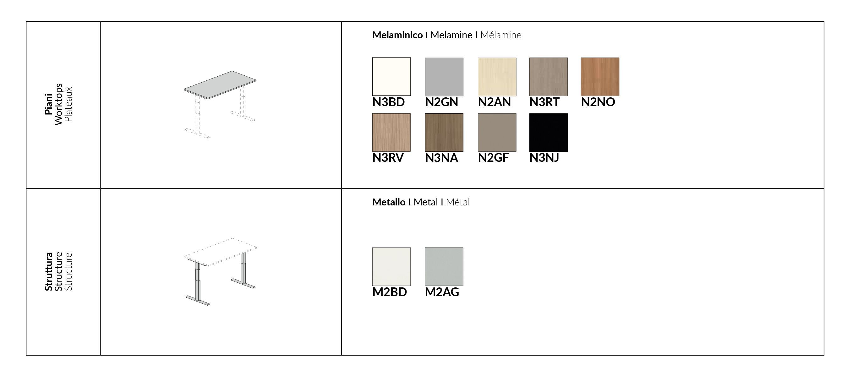 Прямоугольный стол из меламина About Office Funny ARCH-00114555 - Вид №2