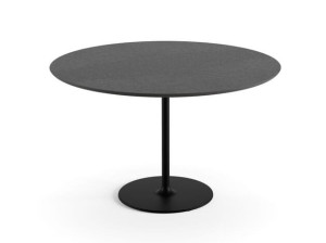 Круглый стальной стол и столешница HPL