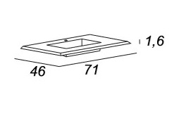 Мебель для ванной CEZARES BELLAGIO 70 Bianco Opaco - Вид №6