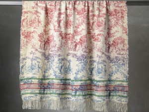 Льняной плед