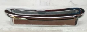 Декоративная накладка на отверстие перелива для ванны изогнутая BelBagno BB39-TC-BRN
