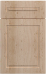 Фасады для кухни Модерн Фрезеровка «Ла Дефанс» Берёза полированная №22