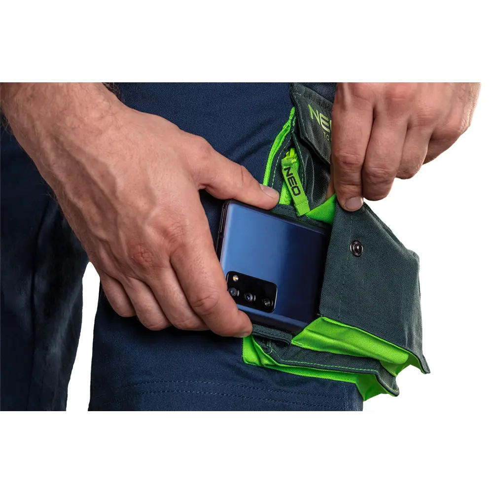 Шорты Neo Tools Premium темно-синие/зеленые размер XXXL рост 190-193 STLM-2094207 - Вид №6