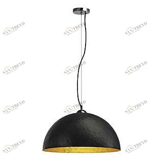 Подвесной светильник черно-золотой Forchini 155530 SLV ДИЗАЙНЕРСКИЕ, FORCHINI 00-3889667 Золото;черный 