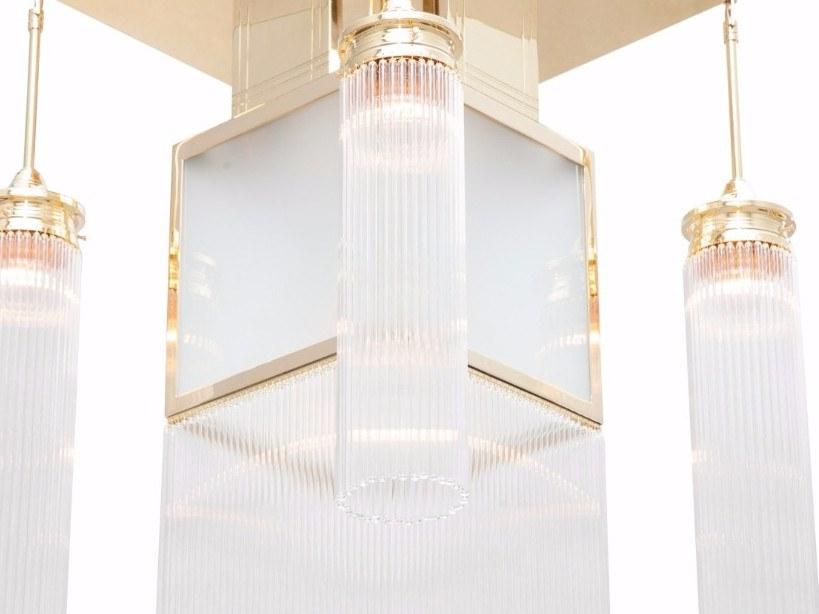 Patinas Lighting Потолочный светильник из латуни ручной работы Wiener sun-id-1362061 - Вид №2