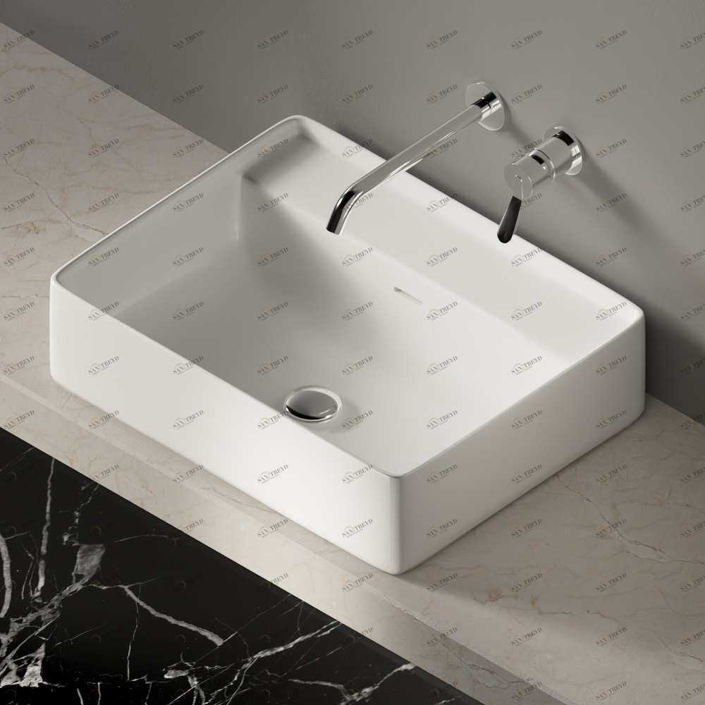 ACER0705M0RZZ Накладная раковина на столешницу  прямоугольная Agape 