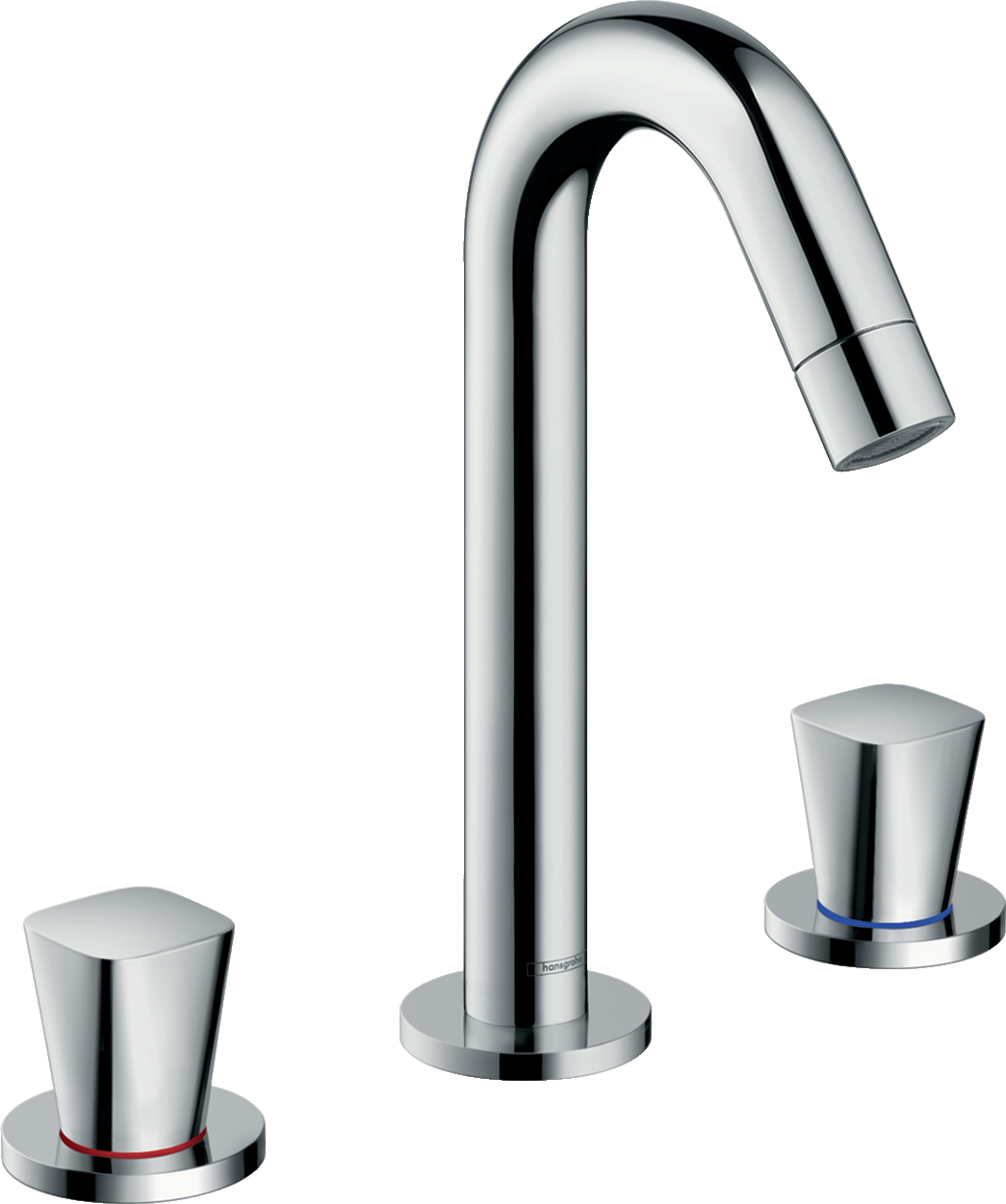 71133000 Logis Смеситель для раковины 150 на 3 отверстия со сливным гарнитуром Hansgrohe 