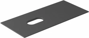 Керамическая полка с отверстием SX-DX 101x46 Черный  2053NEMT GALASSIA Tabulae