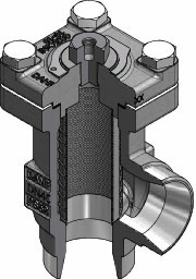 Danfoss FIA SS — корпус фильтра из нержавеющей стали FIA SS 40 D ANG Корпус фильтра 148B5666  - Вид №9