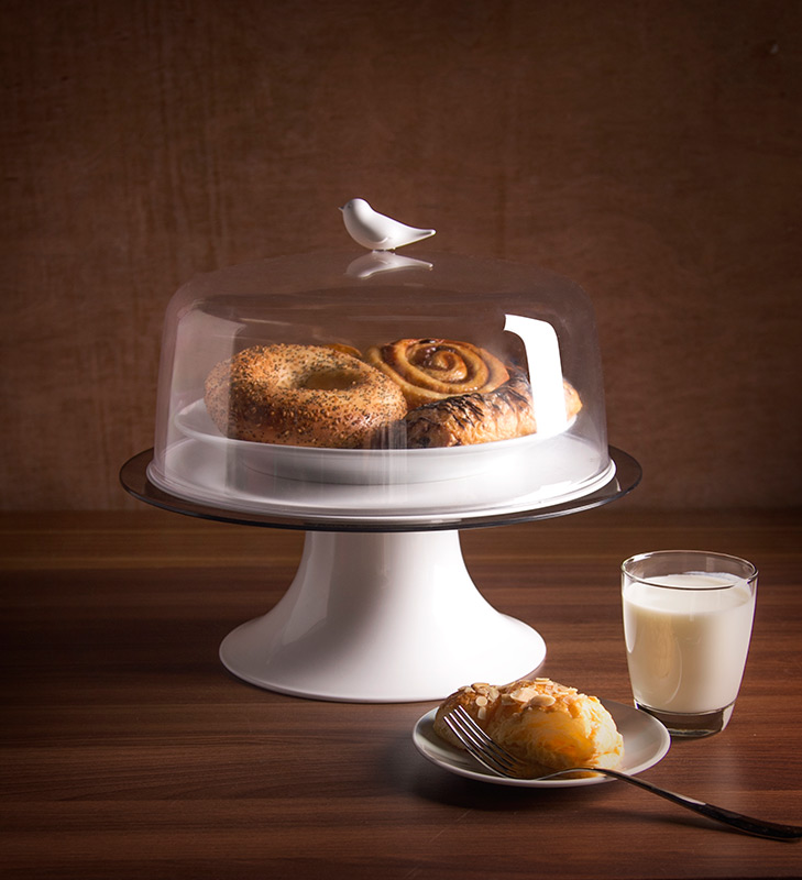 Тортовница белая Sparrow QUALY  00-3869536 Белый  - Вид №2