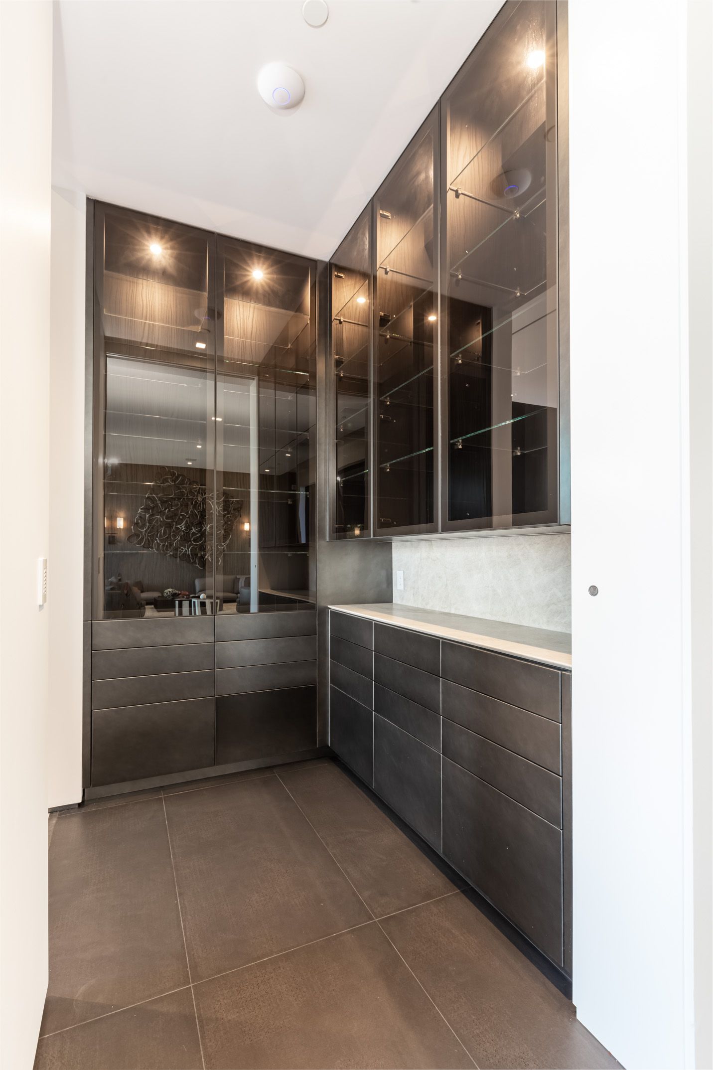 Двухтактная открытая линейная кухня с островом TM Italia Cucine T30 ARCH-00007043 - Вид №4