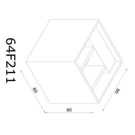 Уличный светильник светодиодный настенный белый Lucide Xia 17293/02/31 LUCIDE XIA 00-3897857 Белый  - Вид №1