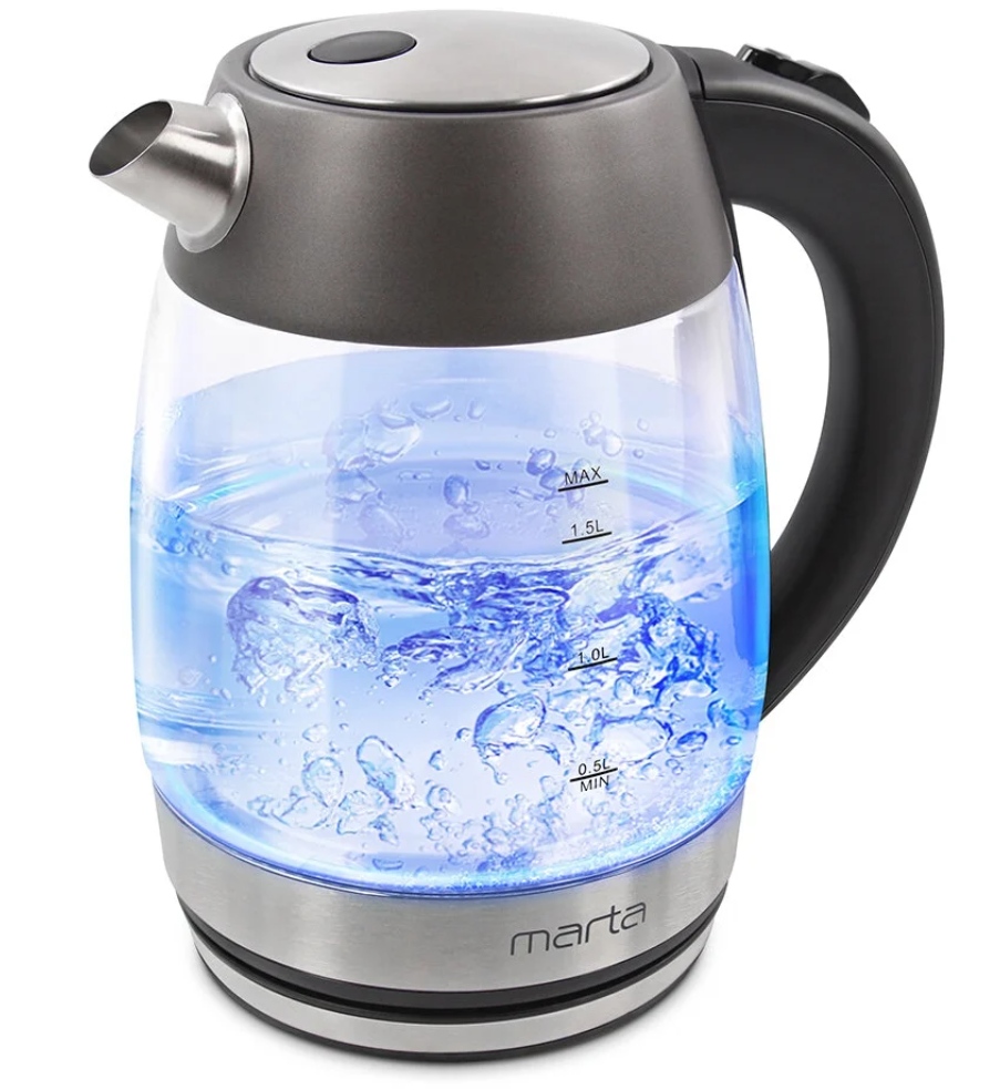 8192008 Электрочайник MARTA MT-4563 серый STDN-0005465 - Вид №4