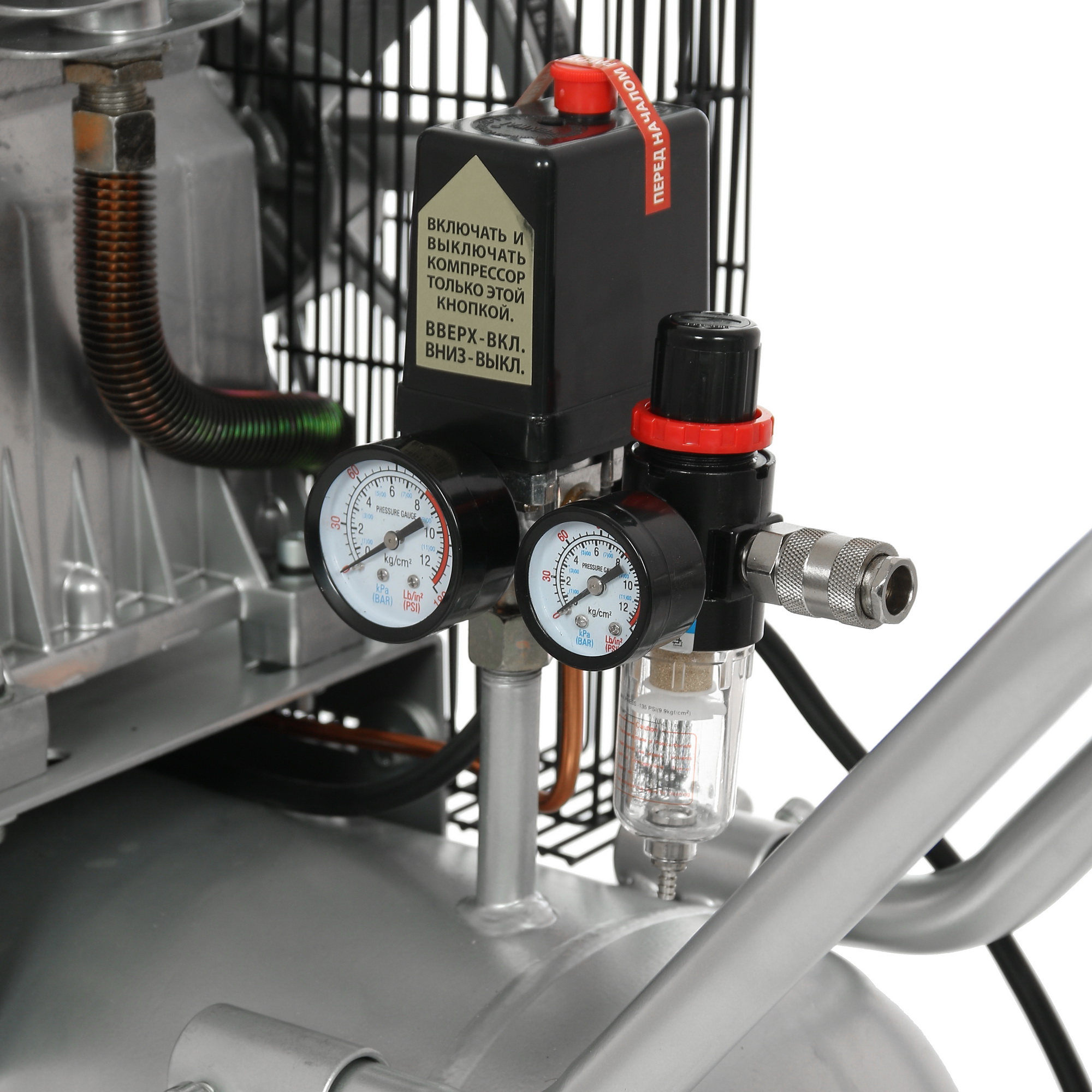 Компрессор поршневой масляный Quattro Elementi B 400-50 770-285 1243195 STDN-0022288 - Вид №4