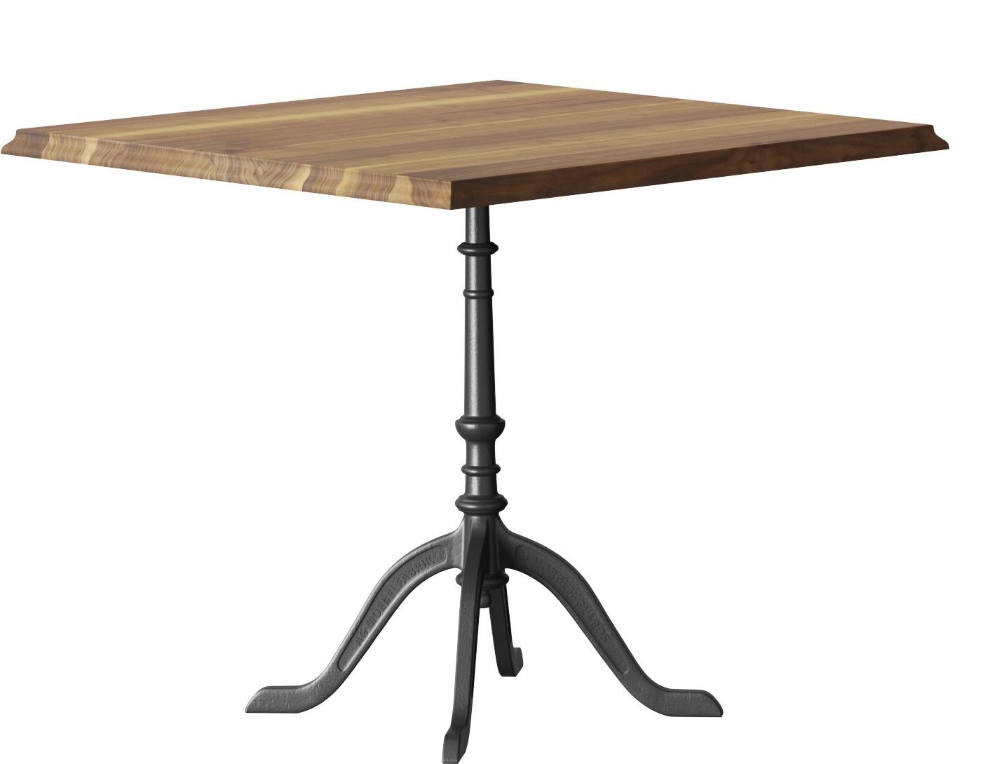 Квадратный стол из массива дерева со спицами horgenglarus GLORIA ARCH-00120274 - Вид №5