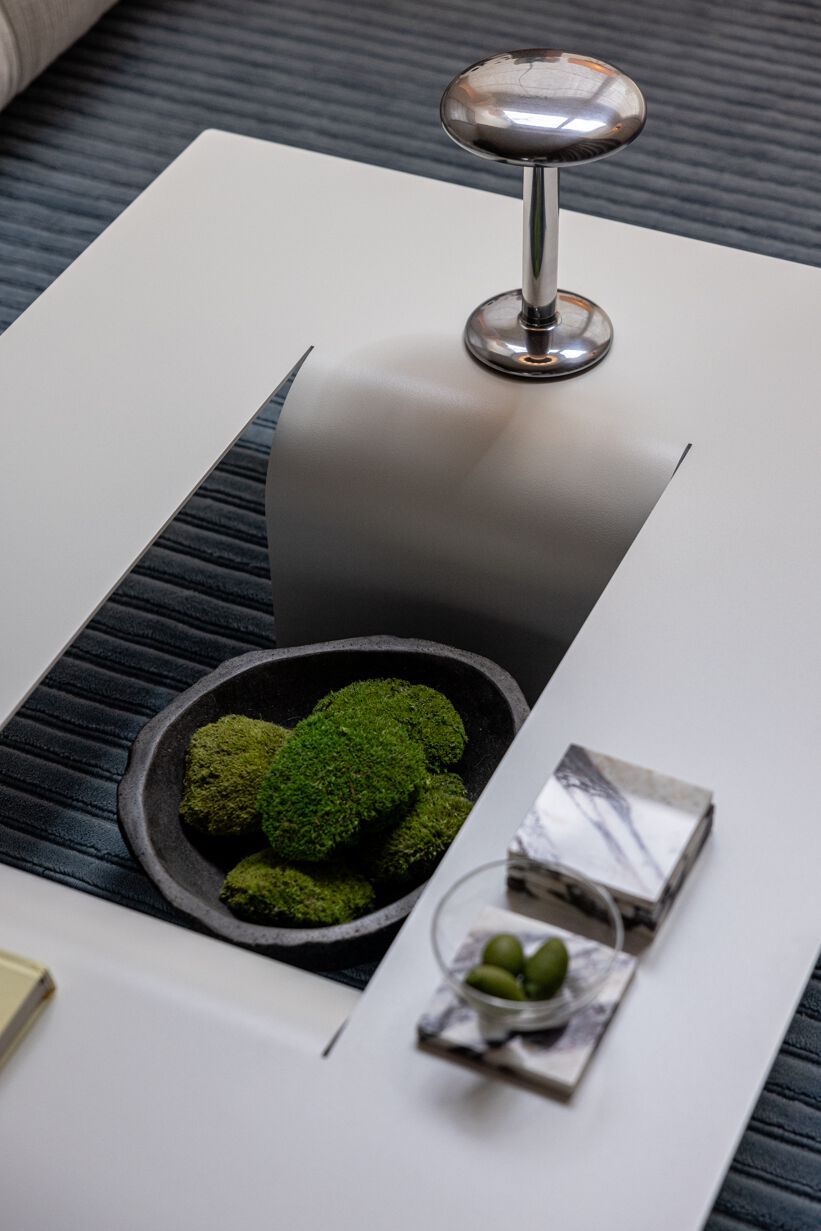 Низкий журнальный столик из листового металла Metallbude CUT ARCH-00111188 - Вид №40