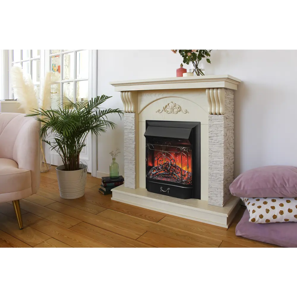 Обрамление Corfino под очаг Eugene белый дуб REALFLAME STLM-2065840 - Вид №8