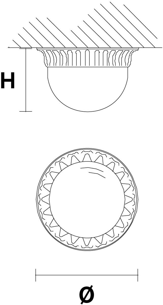 Masiero Потолочный светильник из латуни Brass & spots sun-id-1437935 - Вид №1