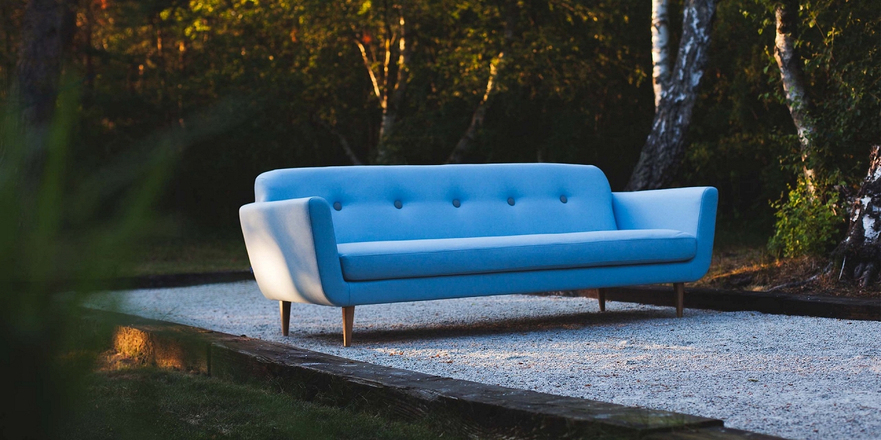 Диван Otto прямой серо-голубой SITS OTTO 192243 Серый  - Вид №4