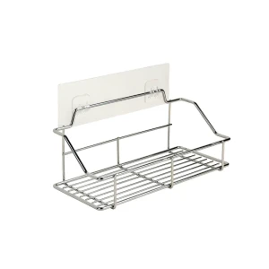 Полка для ванной Delphinium 11x22 см металл цвет хром