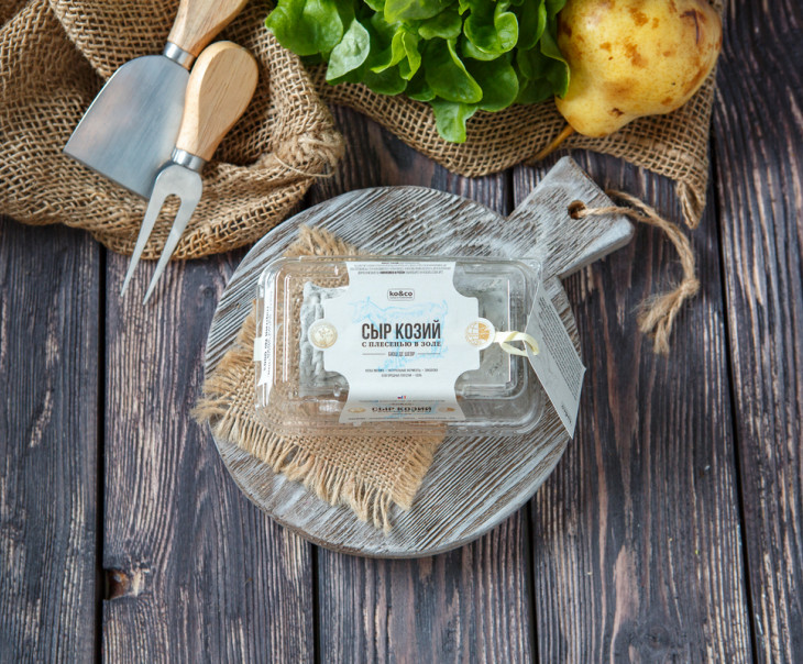 5372 Сыр "Бюш-Де-Шевр" в золе Вкусляндия  - Вид №2