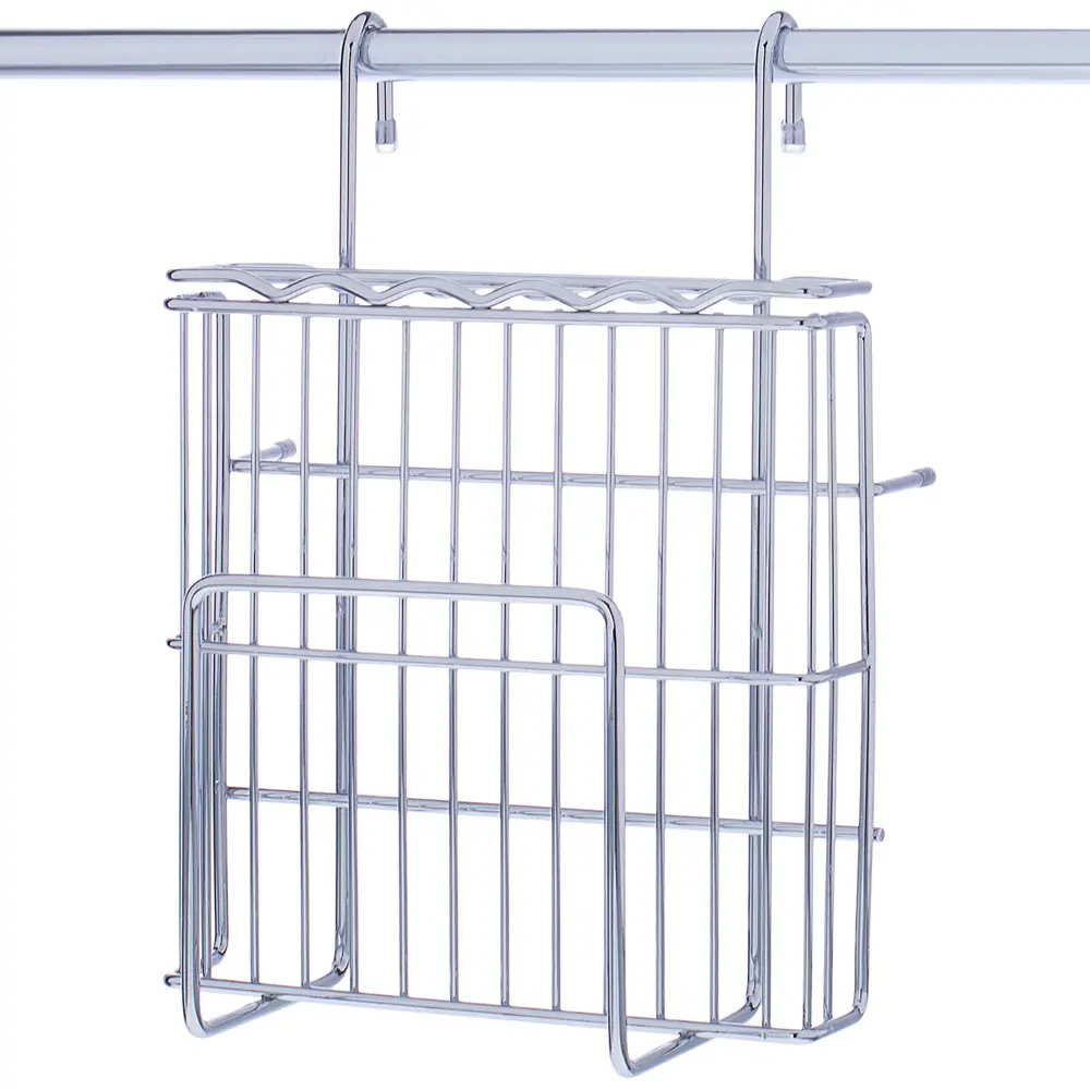 Держатель для ножей и досок с крючком Delinia цвет хром 18408098 STLM-2045128 