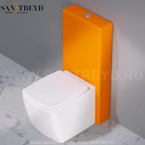 C301114 Компакт унитаз с бачком Оранжевый A. e T. Italia WALL Италия
