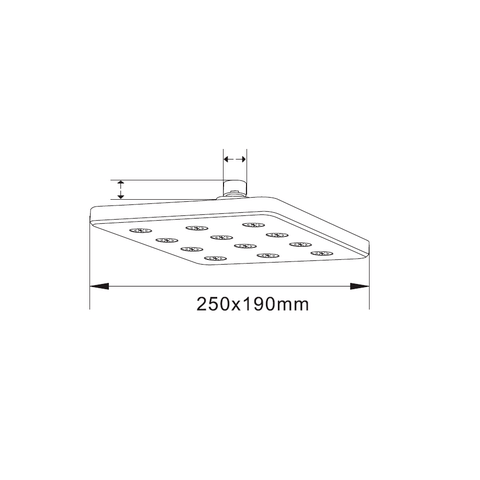 Orange S12TS Верхний душ Хром sun-id-1517242 - Вид №4