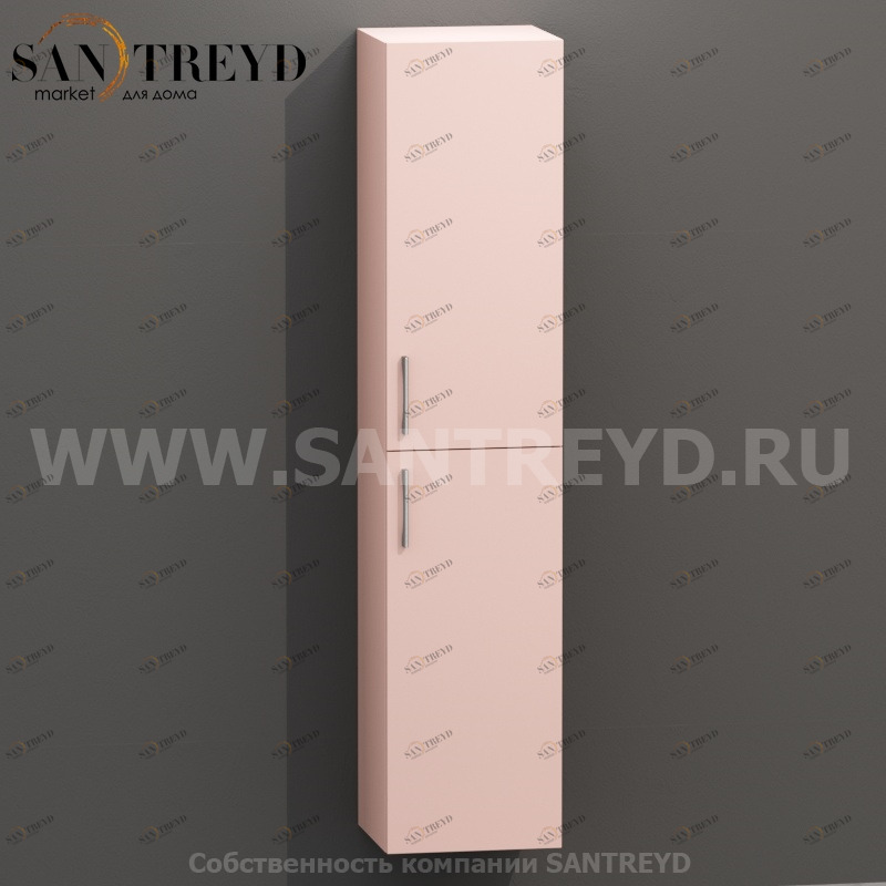 MDC141 Высокий шкаф с двумя створками 160 см розовый Globo 4ALL Италия Ceramica Globo