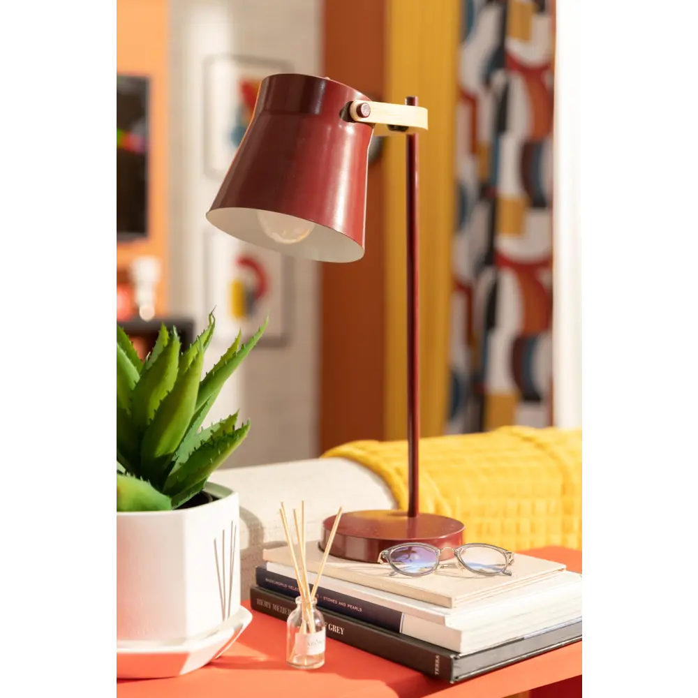 Настольная лампа Wendi TL1225T-01OR, цвет красный Toplight STLM-2066486 - Вид №1