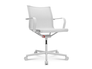 Сетчатое вращающееся офисное кресло с подлокотниками