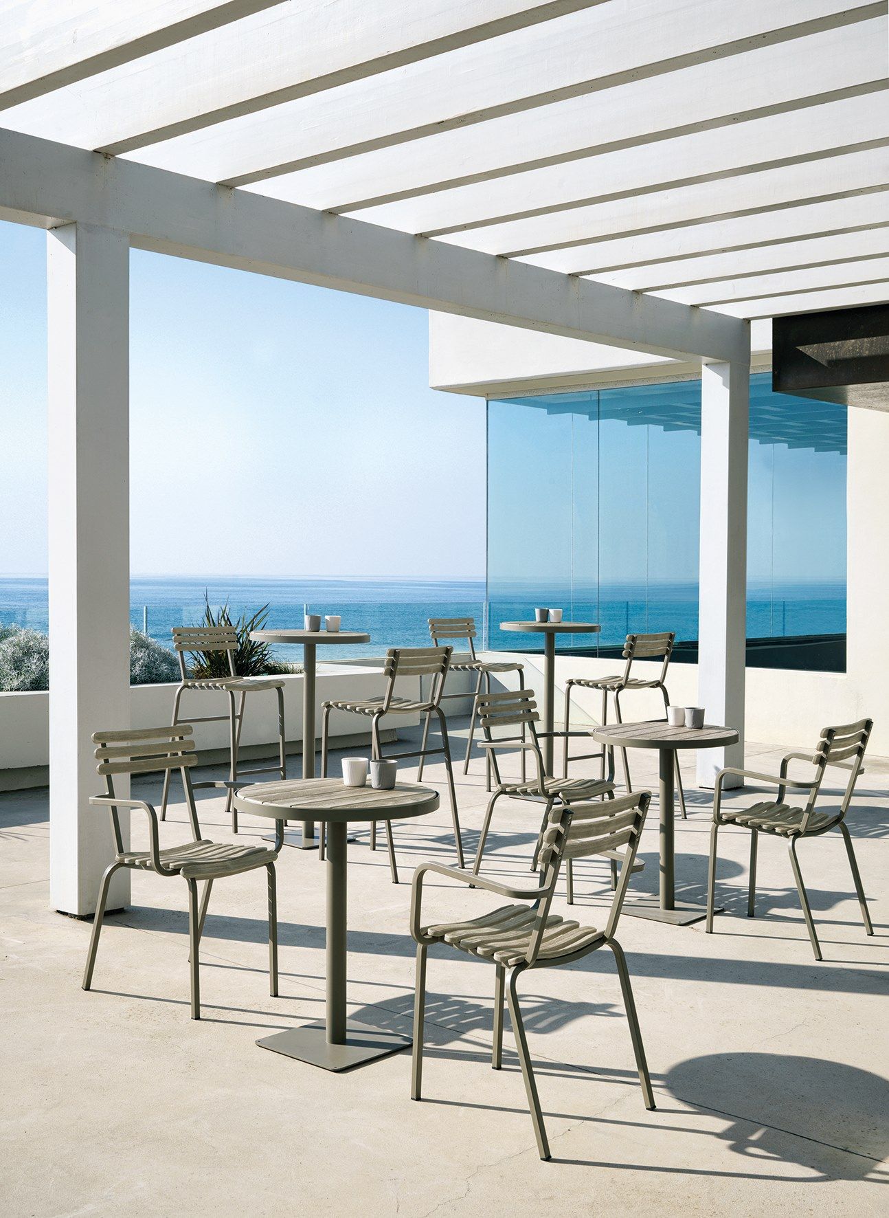 Круглый стол из тикового дерева Ethimo Laren ARCH-00144899 - Вид №4