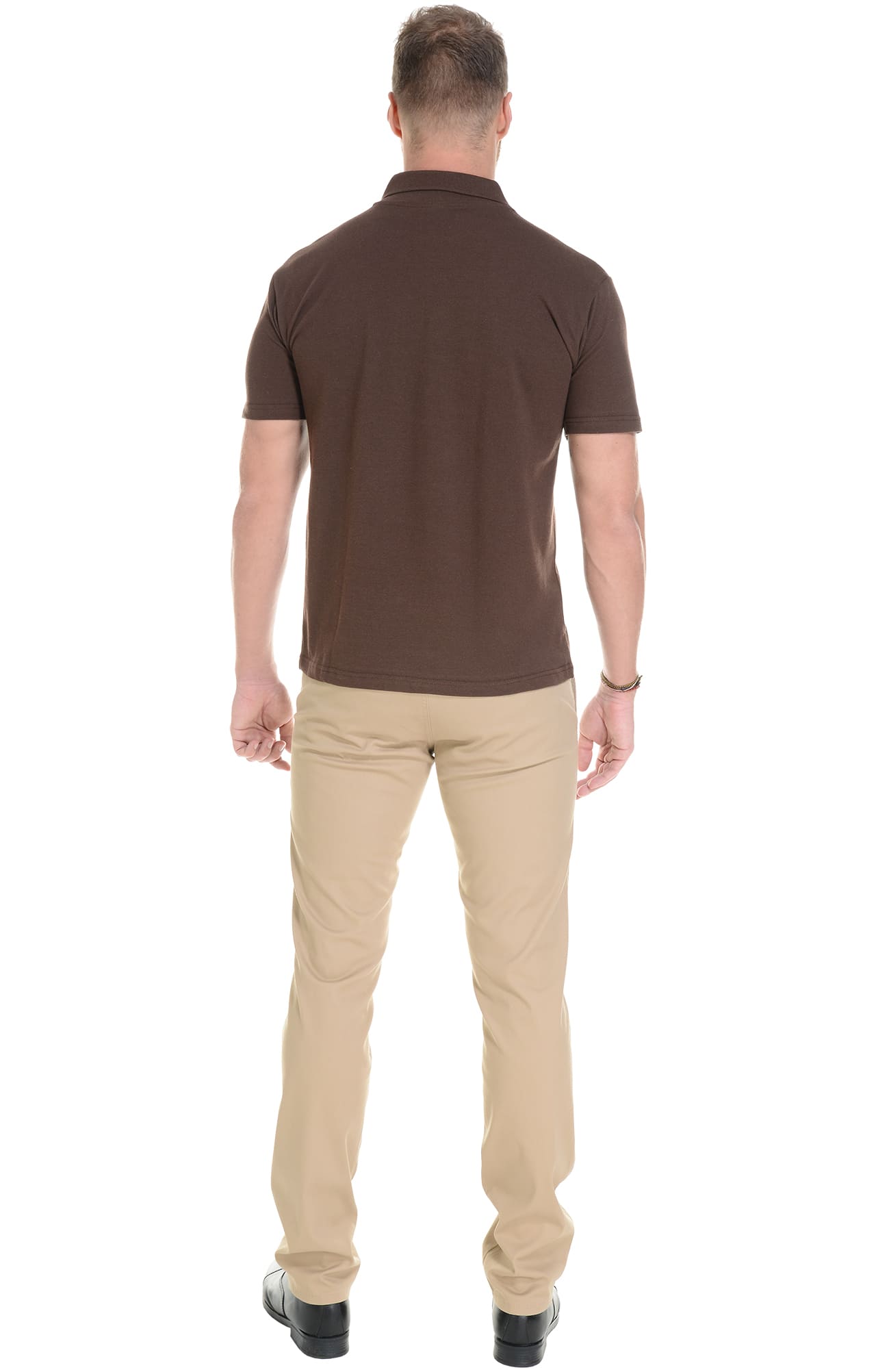 68257 Брюки  мужские beige (бежевые) El-Risto  Одежда для официантов  размер 46/170-176  - Вид №7