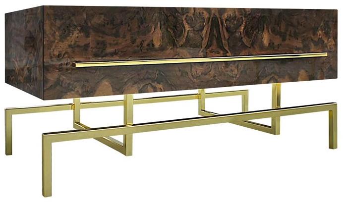 GANSK Прямоугольная тумбочка из шпонированной древесины Pandora G6005 - Вид №1