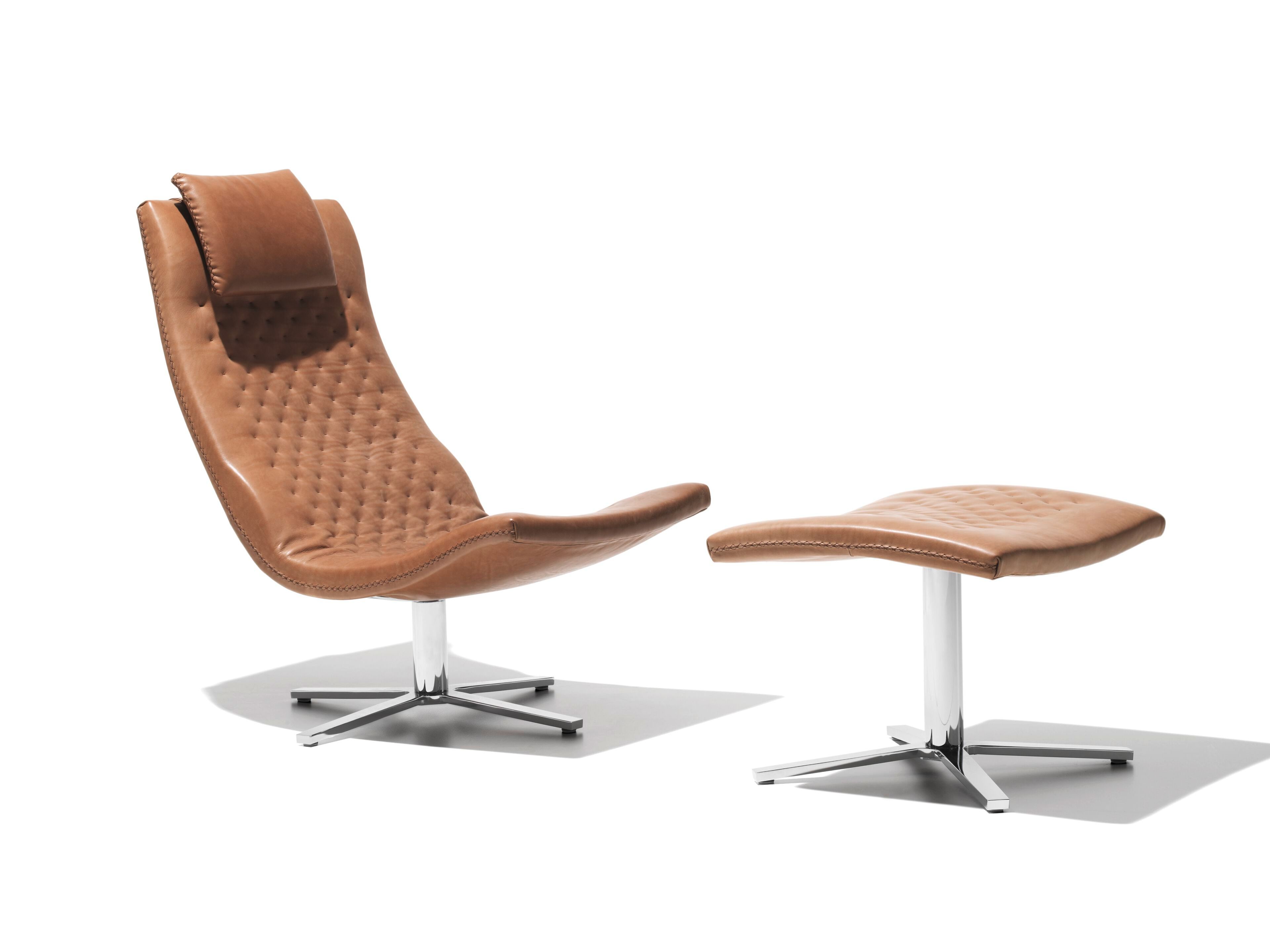 Вращающееся кресло с кожаными спицами de Sede DS-51 SLIM ARCH-00044774 - Вид №3