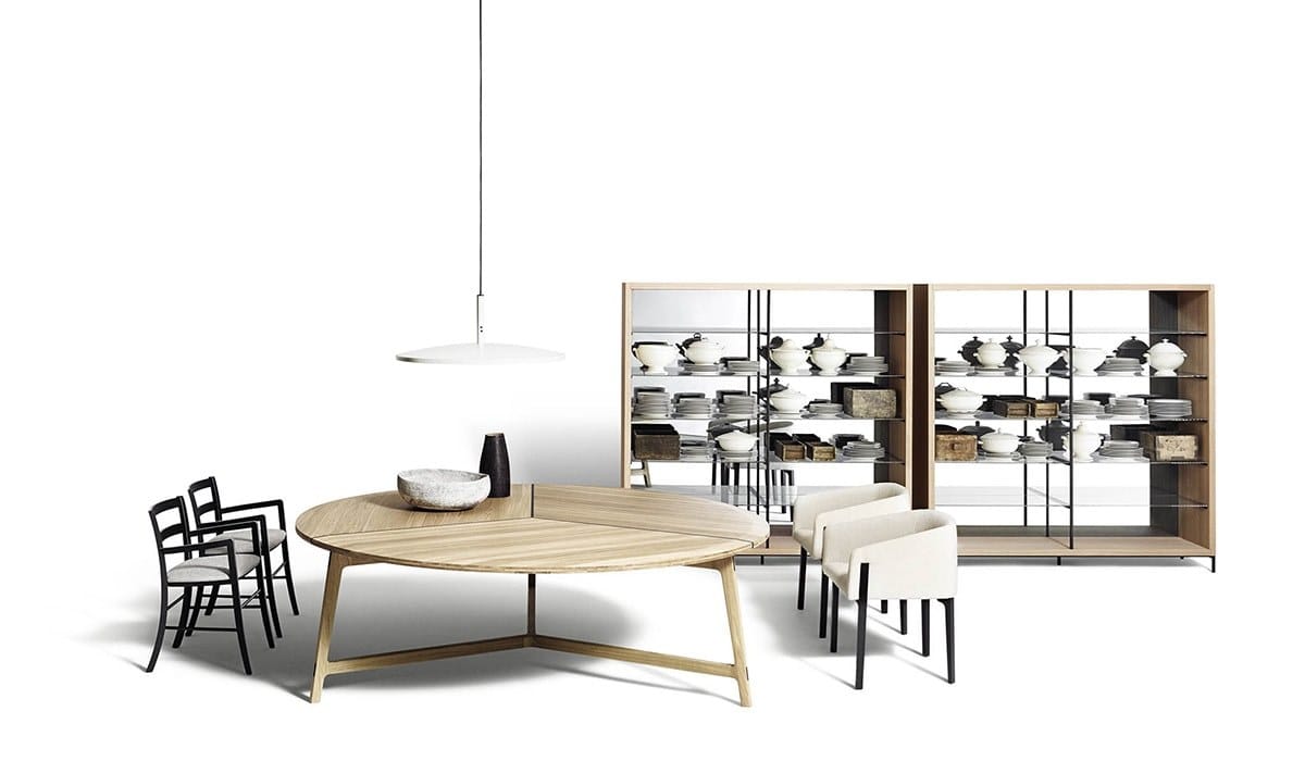 Книжный шкаф с освещением DE PADOVA Combi Open Units ARCH-00083689 - Вид №4