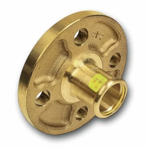110RGPF28 SANHA 10-RG-PF пресс-фитинг газ, бронза, фланец, ВПр DN 25 / 28mm мм