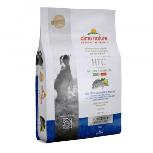 ПР0059771 Корм для собак M-L Longevity для ср.и крупных пород, св.морск. рыба: окунь, лещ сух. 8кг Almo Nature