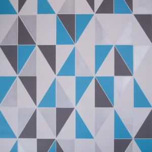 Обои флизелиновые 0.53х10 м геометрия цвет голубой ER 6925-08