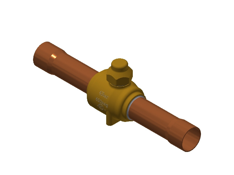 Danfoss GBC — Запорные шаровые краны для CO2 45 бар GBC 10s Кран запорный шаровой 009L7521  - Вид №13