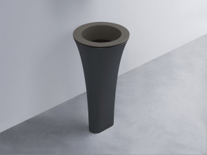 AMLA45-FN+AMPILT-LV+AMCOLT-BA Раковина Amedeo Tondo отдельностоящая cielo Enjoy + Amedeo