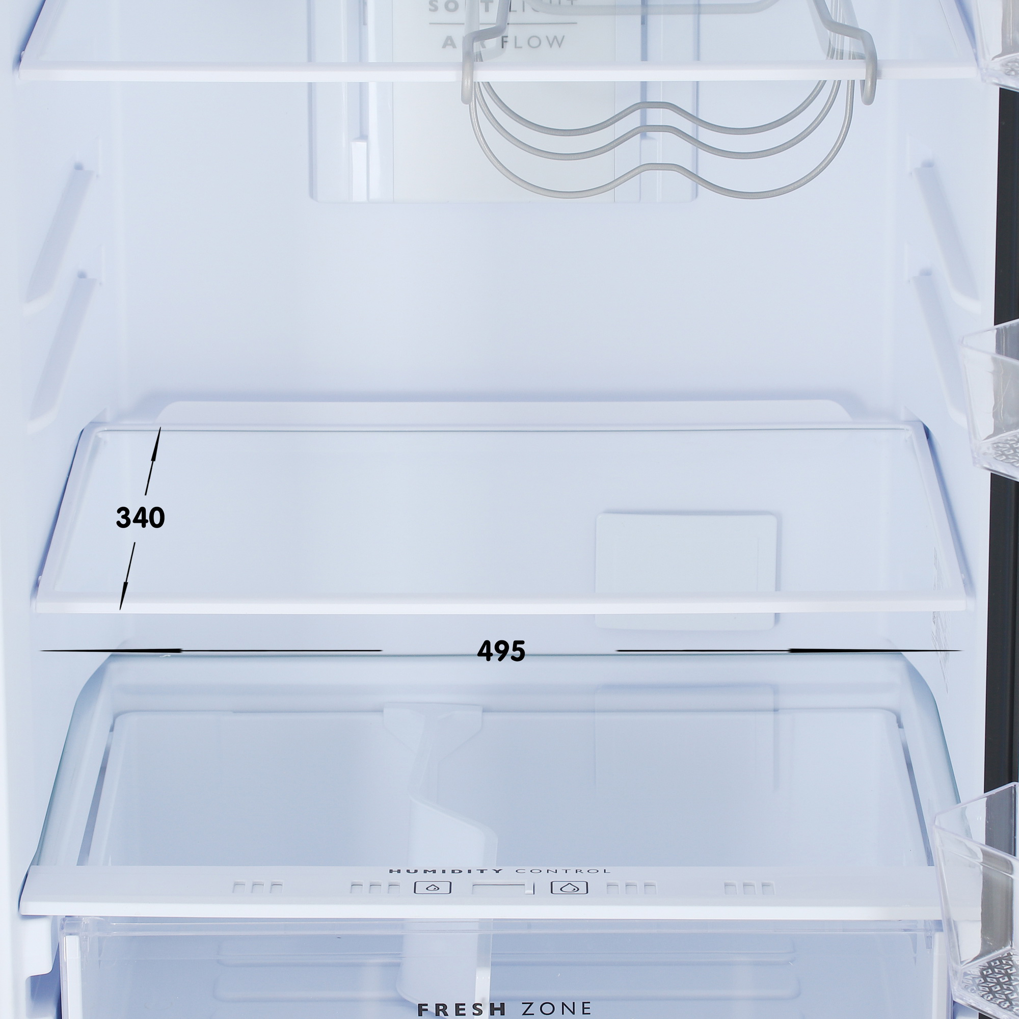 9066259 Холодильник с морозильником   Бирюса B960NF черный STDN-0122590 - Вид №8
