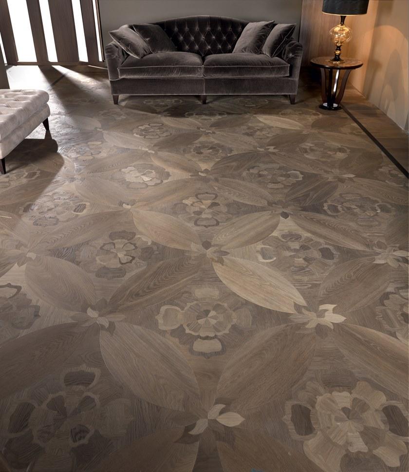 FOGLIE D'ORO Геометрический пол из орехового дерева I moduli design sun-id-1348738 - Вид №4